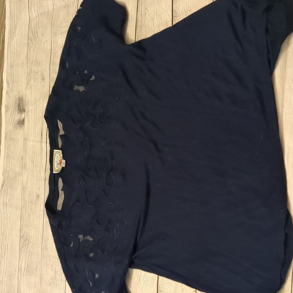 Baraschi navy blue top size XS